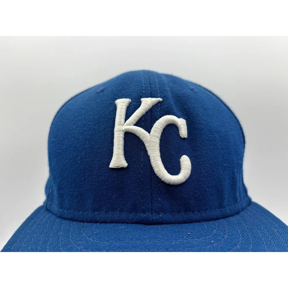 Kansas City Royals MLB New Era 59Fifty High Profile 7 3/8 Royal/White Fitted Hat